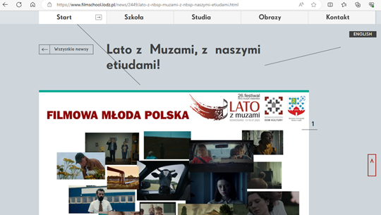 Szkoła Filmowa w Łodzi filmy na FMP