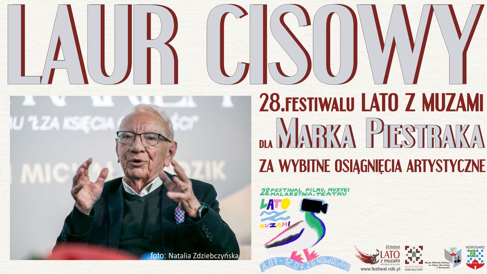 MAREK PIESTRAK  LAUREATEM LAURU CISOWEGO 2026